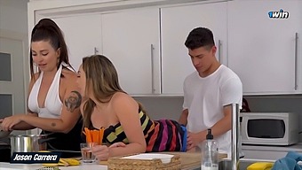 Best Friend Of My Girlfriend Came Over And We Had Sex And Then We Found Out That There Is A Hot Threesome.